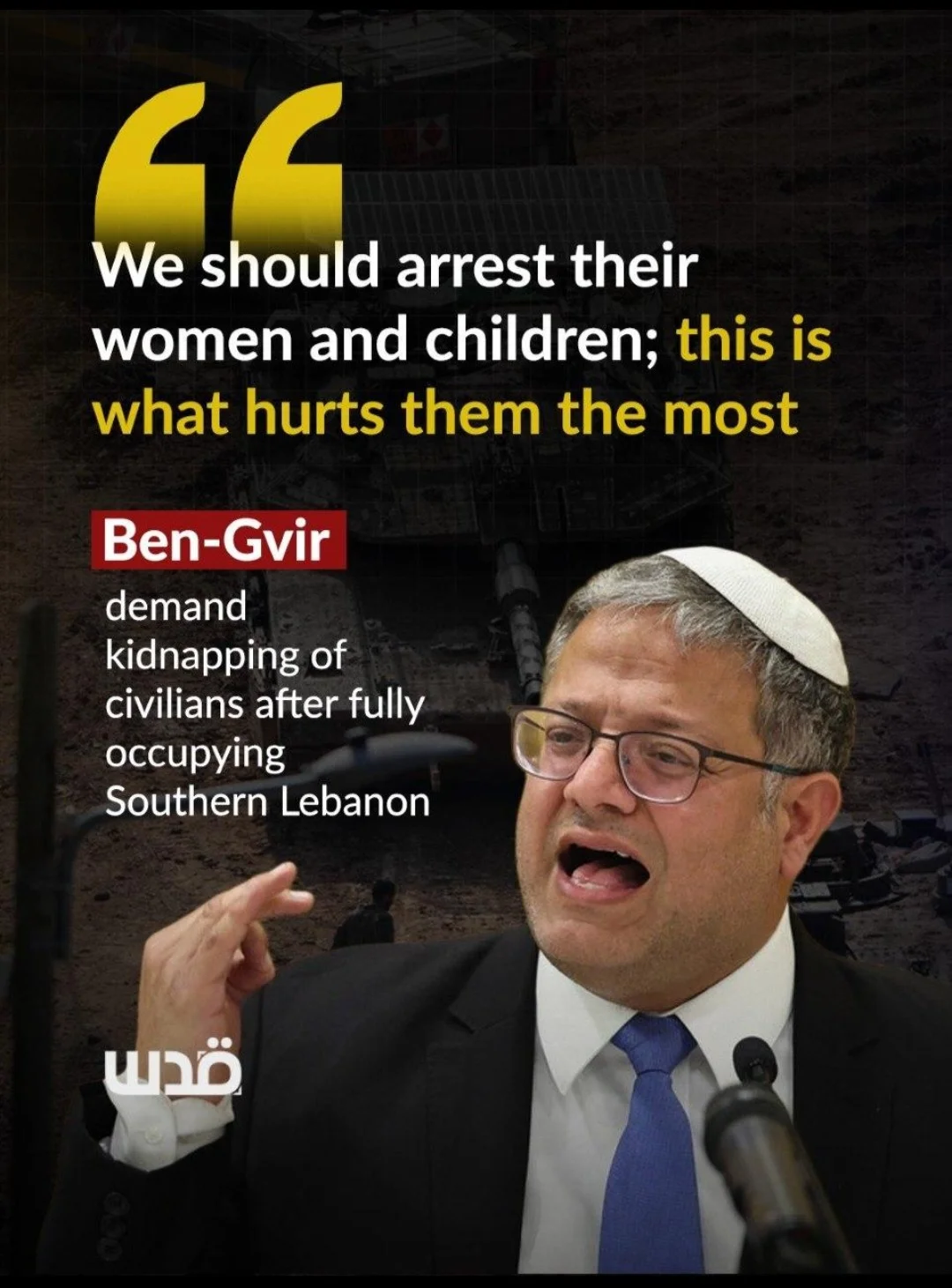 Israeli National Security Minister Itamar Ben Gvir
